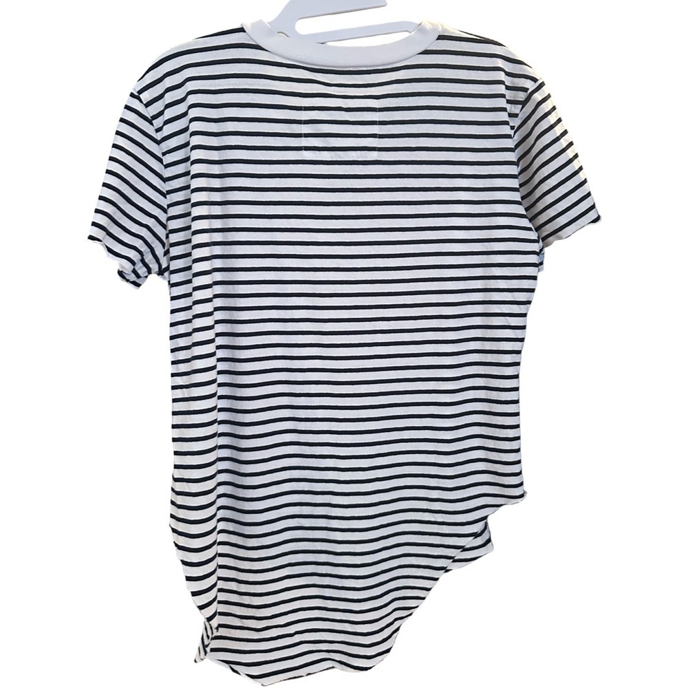 Frank & Eileen NWD Theo Perfect Tee Navy French Stripe Size M - Picture 6 of 10